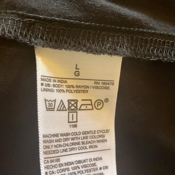 🌺Black Maxi Dress size Large 🌺 - Picture 8 of 8